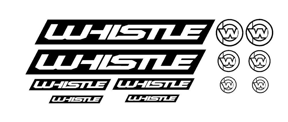 Autocollant WHISTLE Pour Vélo – Sticker Rigolo Et Résistant