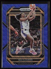 Nia Clouden 2023 Panini Prizm WNBA #18 Blue Wave SP