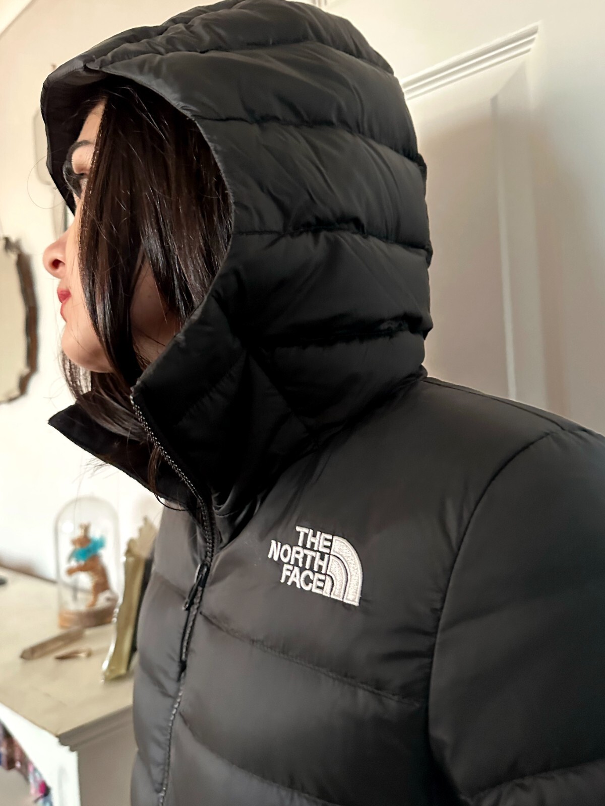 THE NORTH FACE Women’s Aconcagua Hooded Down Jacket Black RRP £220