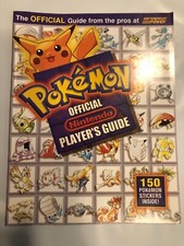 New Pokemon Red Blue Official Nintendo Power Player's Guide w/ Stickers
