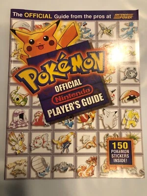 New Pokemon Red Blue Official Nintendo Power Player's Guide w/ Stickers