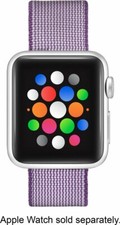 NEW Modal Woven Nylon PURPLE Band Watch Strap for Apple Watch 38mm - NEW