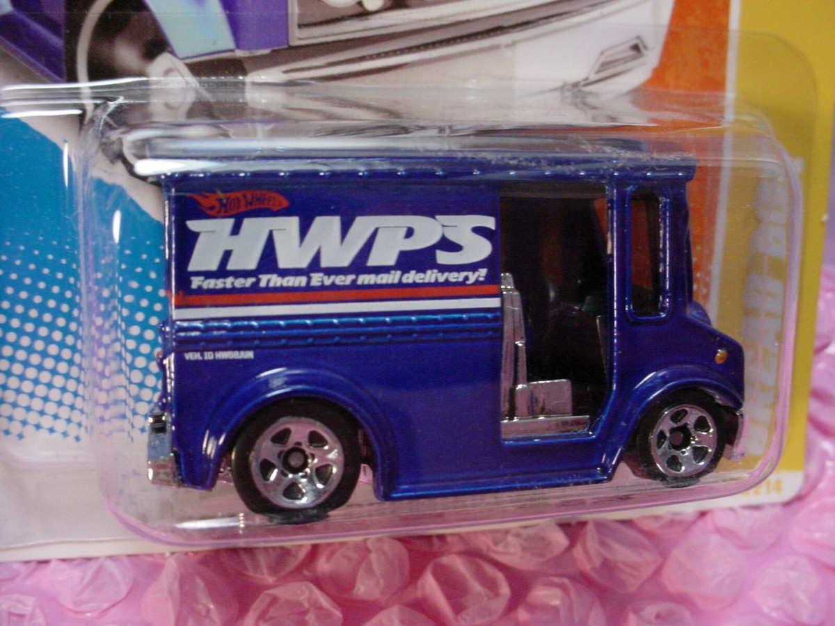 2010 i Hot Wheels BREAD BOX delivery truck #14/214☆dark blue;HWPS