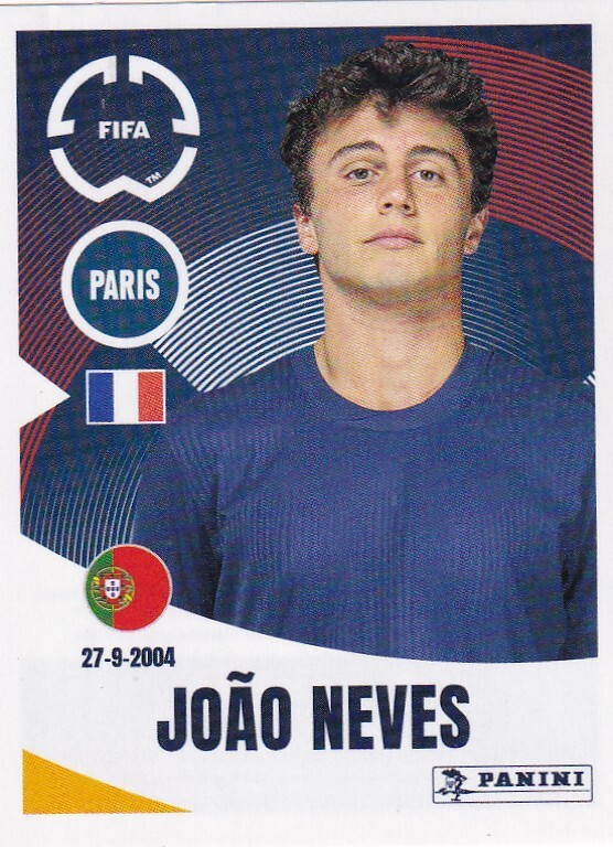 Panini 2025 FIFA Club World Cup 25 Sticker No. 70 Joao Neves | eBay