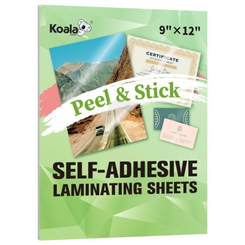 Papier autocollant 100% transparent Koala 18-54 pour imprimantes jet d'encre + laser vinyle brillant - Photo 14/20
