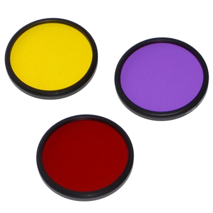 58mm Lens Filter CPL UV ND2 Red Yellow Purple Filter for Gopro Hero 3 Session - Image 2 of 4