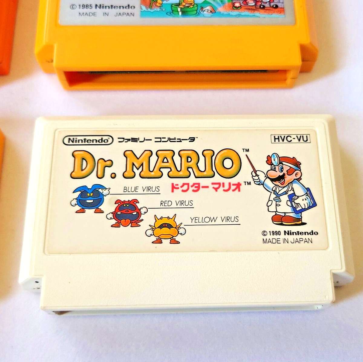 Lot 4 Super Mario Bros 1983 1985・3・Dr.Mario Nintendo Famicom FC