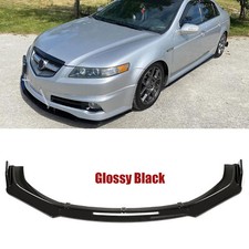 For Acura Tl 2008-2014 Front Bumper Lip Body Kit Spoiler Splitter Gloss Black