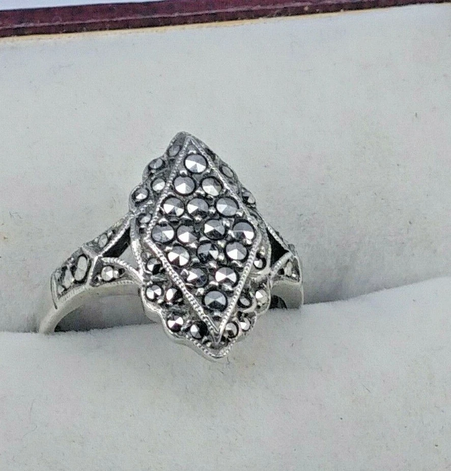 Marcasite diamond rings sale