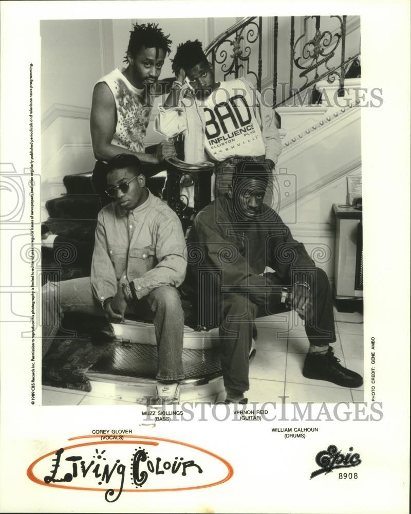 1989 Press Photo Members of the music group Living Colour hcp05548