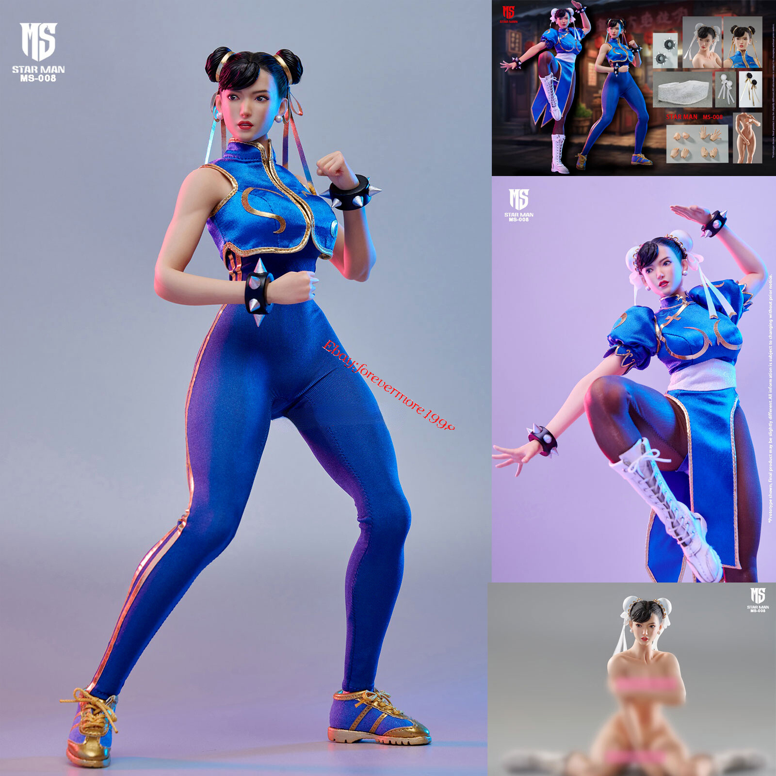 STAR MAN MS-008B 1/6 Chun li 春麗 ジャンプスーツ版 STAR MAN MS-