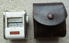 GOSSEN SIXON LIGHT EXPOSURE METER & LEATHER CASE - WORKING