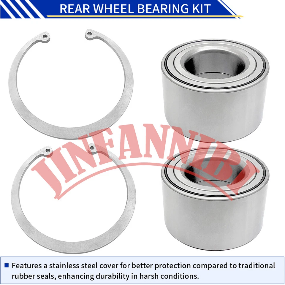 2 Pack Rear Wheel Bearings Kit For Kawasaki Teryx KRX 1000 2020-2024 #92045-0920 Foto 3 de 4