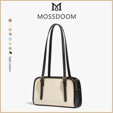 MOSSDOOM Bag PU leather Square Shoulder For Women Simple Korean Fashion