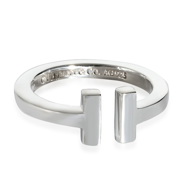 Tiffany & Co. TIFFANY T Square Ring in Sterling Silver | eBay