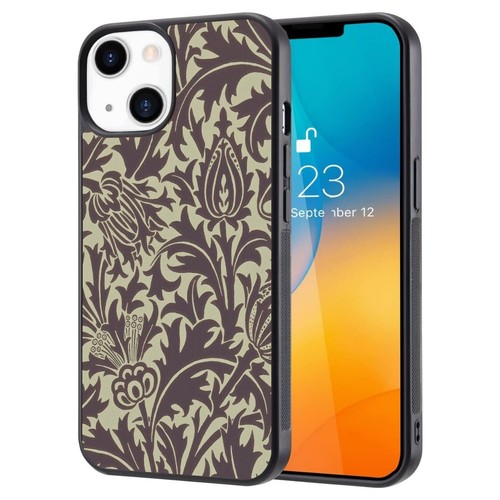 Rigid Plastic For iPhone SE XS XR Max 5 6 7 8 Plus nature thistle flower Pattern - Picture 17 of 25