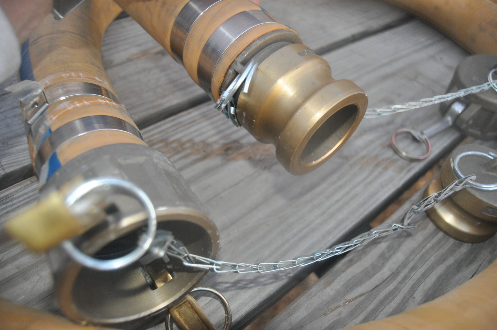 JGB SUCTION HOSE 2inch 20' Water Hose MIL SURPLUS W/CAM & GROOVE