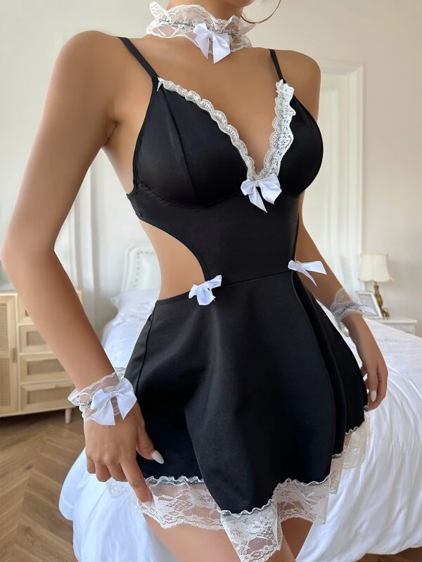 Sexy Maid Lingerie Women French Maid Outfit Costume Role Playing Fancy Apron US | eBay Sexy Maid Lingerie Women French Maid Outfit Costume Role Playing Fancy Apron US | eBay