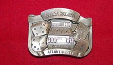 Brand New Pewter Gambler Belt Buckle