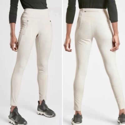 Athleta Peak Hybrid Fleece Tight Burch Grey Size X-Large
