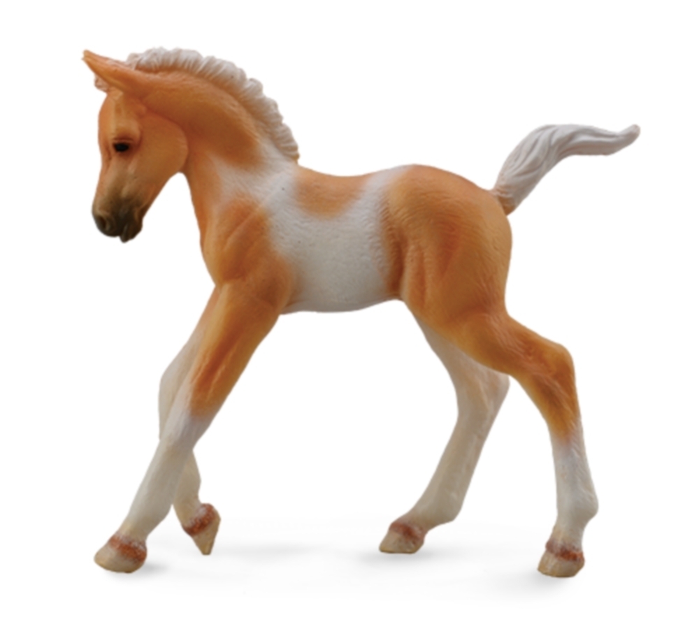 Pinto Palomino Foal Running 7 Cm Pferdewelt Collecta 88668