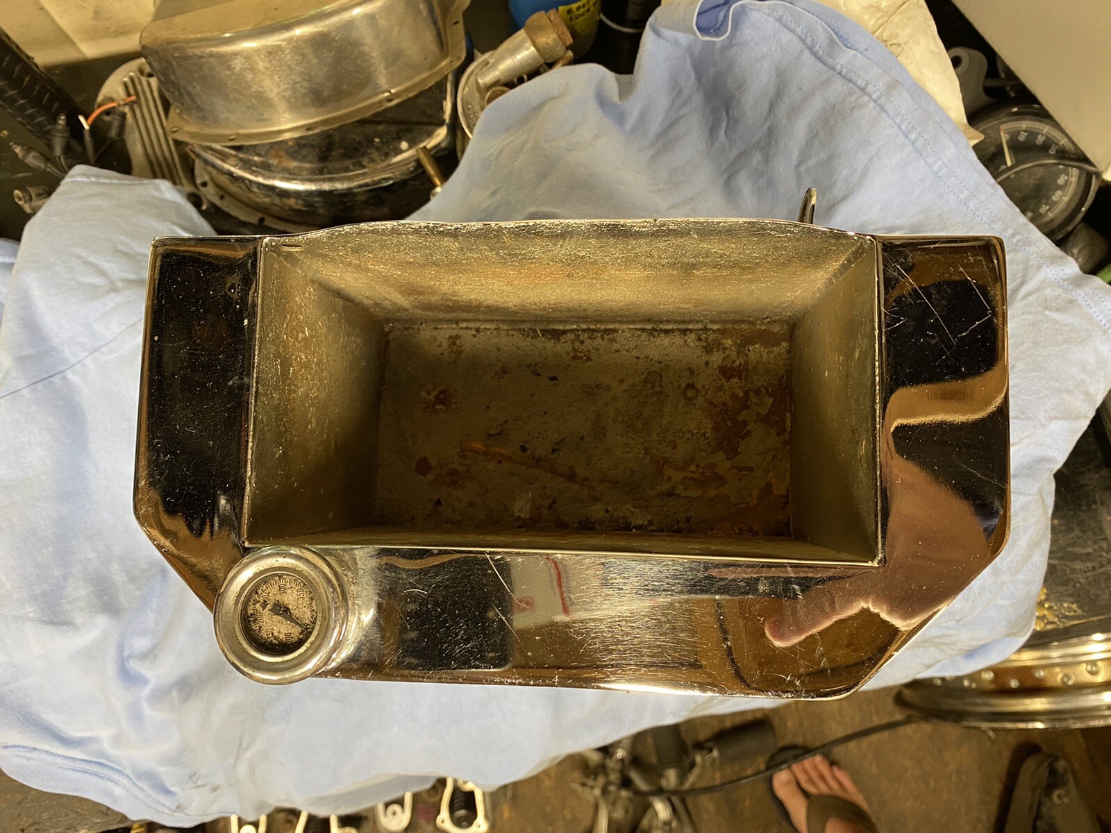 Vintage JAMMER Harley Ironhead Sportster Oil Tank Kmodel KR XLCH eBay