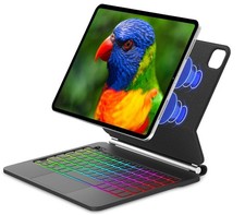 Keyboard/Trackpad/Case for iPad Air/Pro 11" - Multi-Compatible - Black