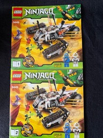 LEGO NINJAGO ULTRA SONIC RAIDER #9449~ 100% COMPLETE w/Manuals