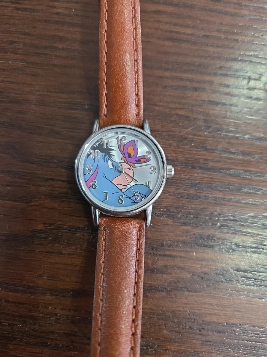 Genuine Leather Eore Watch Vintage with Butterfly Vintage RARE Gold-tone Eeyore Watch | Seiko Watch for Ladies  main image 3