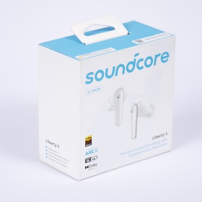 Soundcore by Anker Liberty 5 ANC 3.0 Earbuds Dolby 6 Mic AI Clear Calls White