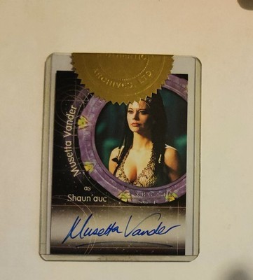 2004 Rittenhouse Stargate SG-1 Season 6 Musetta Vander Shaun'auc Autograph #A33 