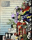 American Carnage | America 250 Democracy Artwork Mixed Media Political Art 36x48 — photo 2