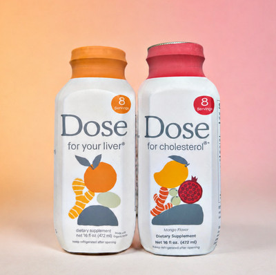 DOSE For Your Liver & Cholesterol - Wellness Bundle 16oz 2PACK NIB