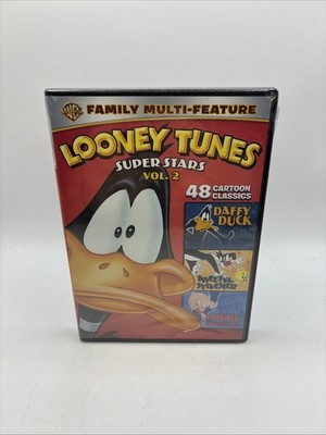 LOONEY TUNES SUPER STARS VOL. 2 FAMILY MULTI-FEATURE New 3 DVD Set 48 Shorts