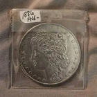 1886 Morgan Silver Dollar AU- Circulated $1 Coin 0.9 Fineness