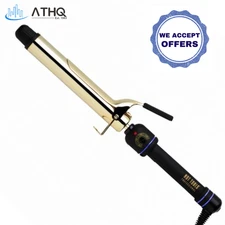 Hot Tools Pro Styler 1 1/4" Curling Wand Iron 24K Gold Long Barrel HT1110XL