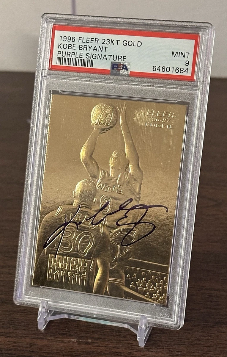 Kobe Bryant 9 Graded Basketball Autographed Sports Trading Cards