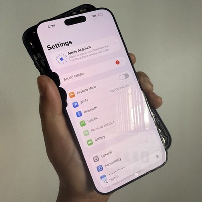 Original iPhone 15 Pro Max OEM Screen Display Black Spot OLED Tested Working