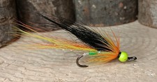  3 X Beadhead Green Butt Cascade  Salmon Flies  Kamasan Singles  size 10 & 8