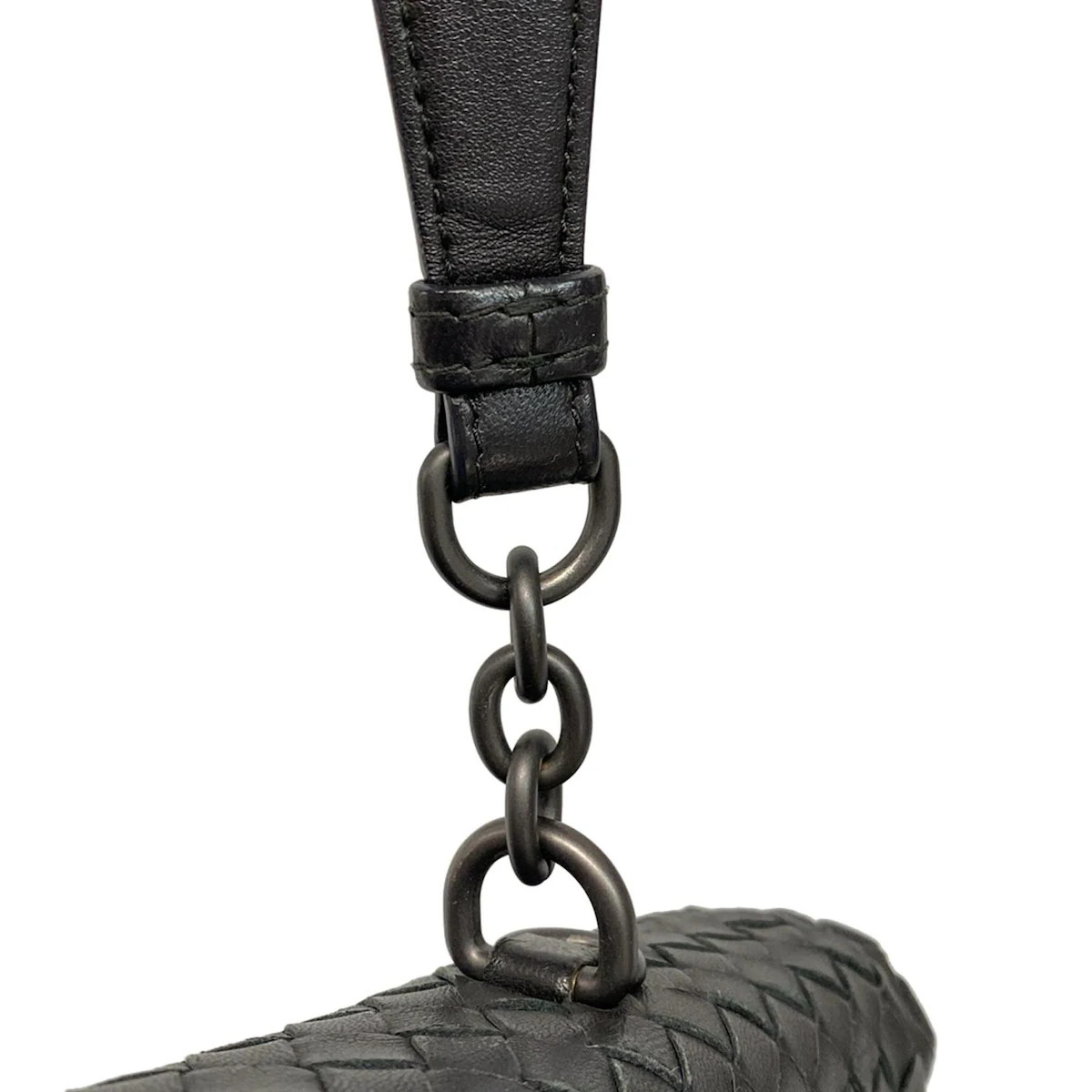 BOTTEGA VENETA Intrecciato - Black Leather B********* Handbag thumbnail 11