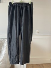 Helly Hansen Hiking Pants Men L Black Regular Elastic Waist Waterproof Outdoor