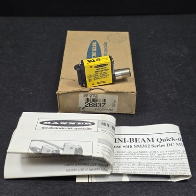 Banner Engineering SM312FPQD / 26837 Mini-Beam Fiber Optic Amplifier, 10-30VDC