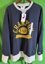 Champion Men's Physical Education Colorblocked Sweatshirt Mens Size M NEW NWT