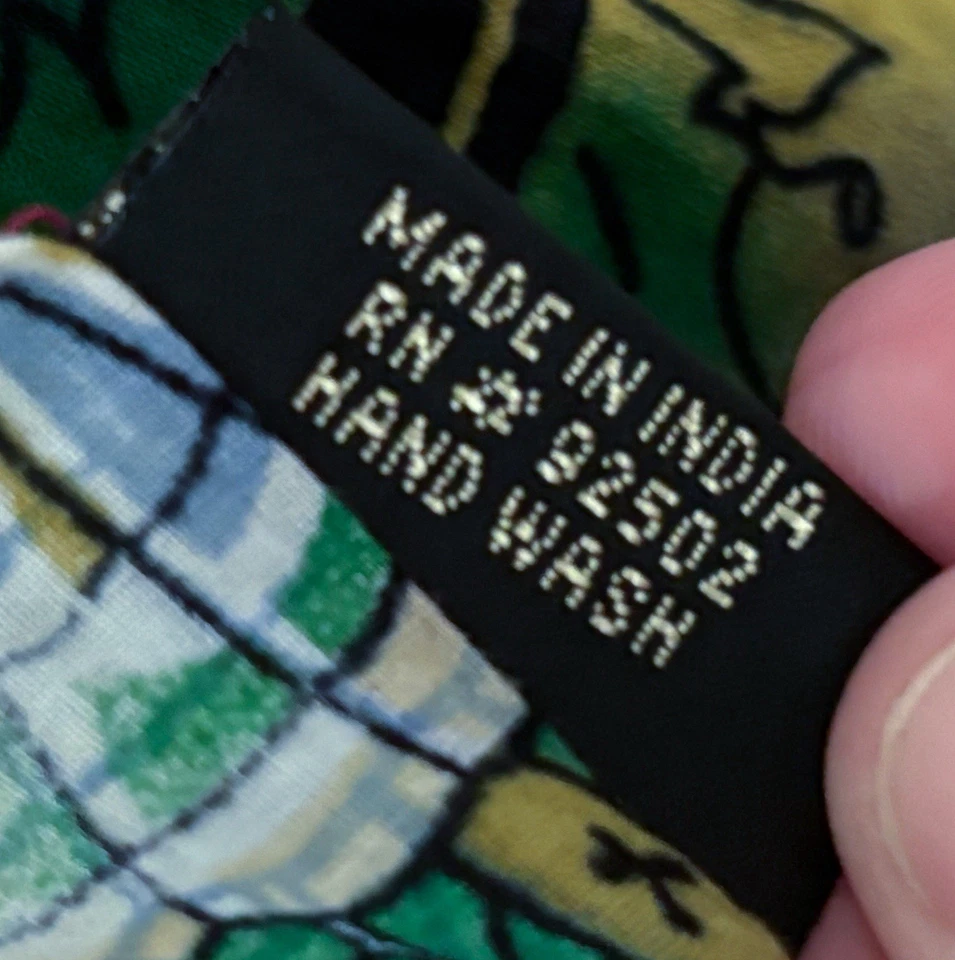 Священные нити цветочный моды шарф цветной ботанический богемное Romani фестиваль - Изображение 3 из 4