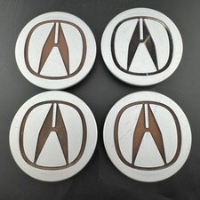 Set Of 4 Acura Tl Tsx Cl Rsx Center Caps 44732-s6m-a00 Silver 2.75in 1997-08