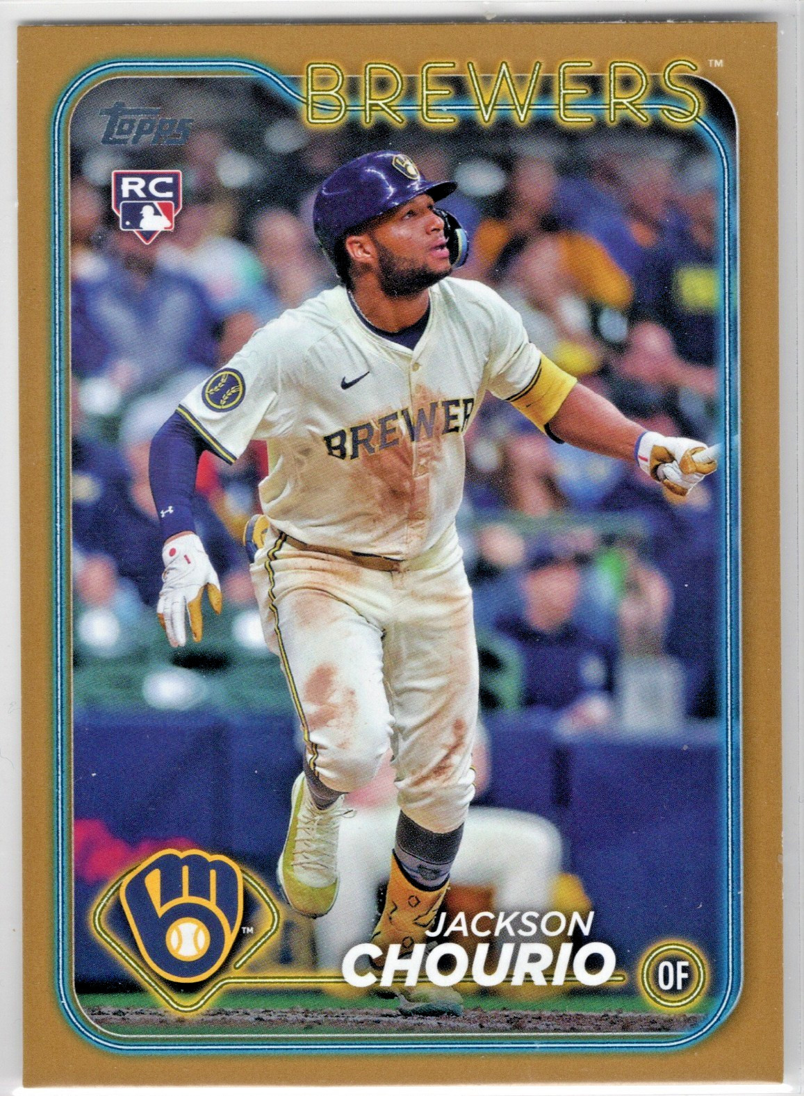 2024 Topps Update Gold RC #US240 Jackson Chourio Brewers 1837/2024