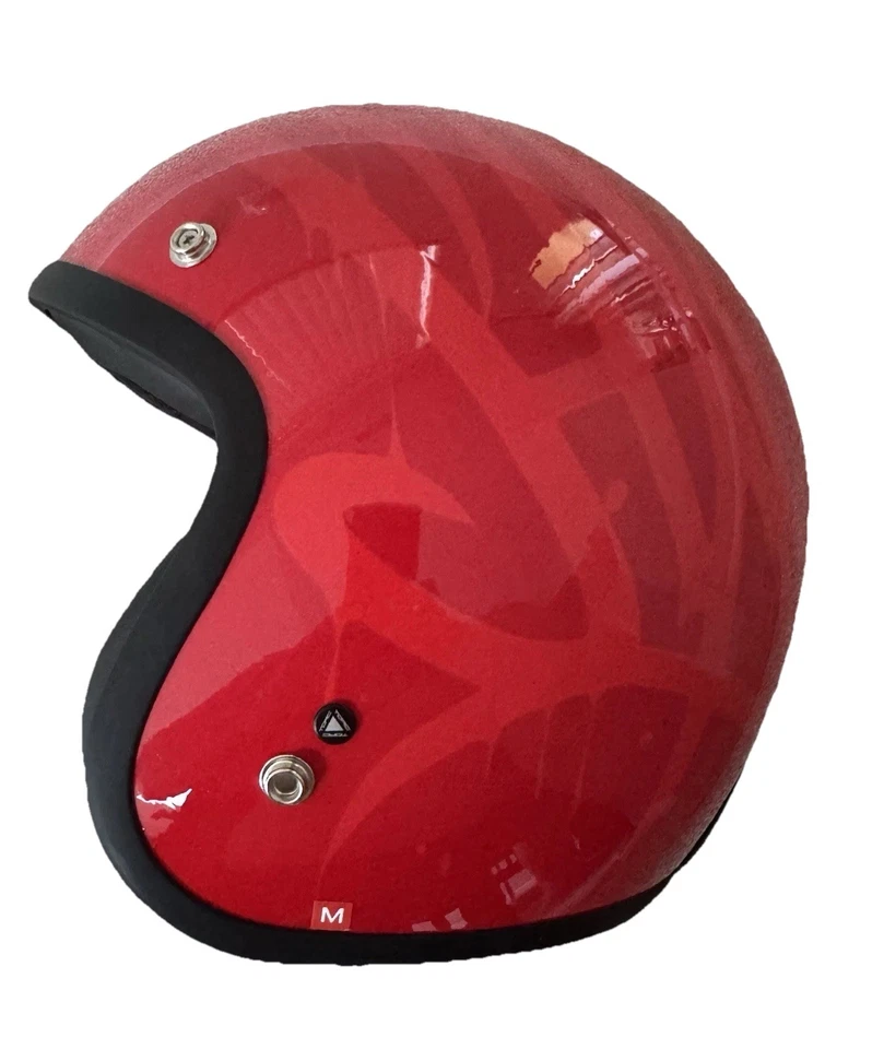 TORC T-50 Del Mar Stay Wild Red Open Faced DOT (MED) MC Helmet Sale - Image 2 of 4