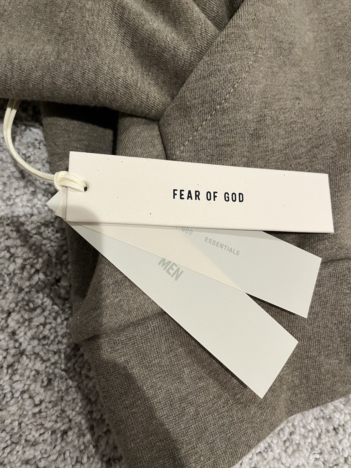 Essentials Back Print Zip Up Size Medium - image 8