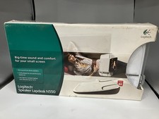 New Logitech N550 USB Speaker Lapdesk for Notebooks Laptops Netbooks Cooling Pad