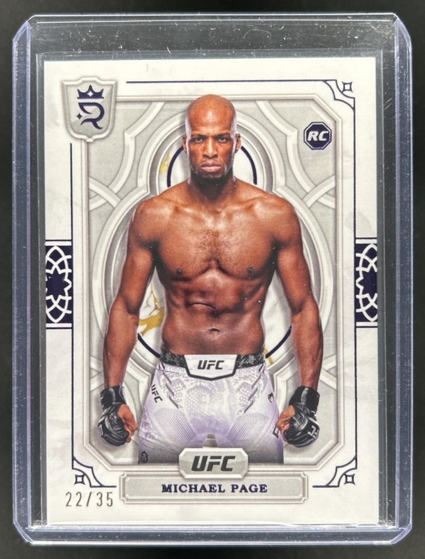 2024 Topps Royalty UFC Michael Page RC Purple Rookie #/35